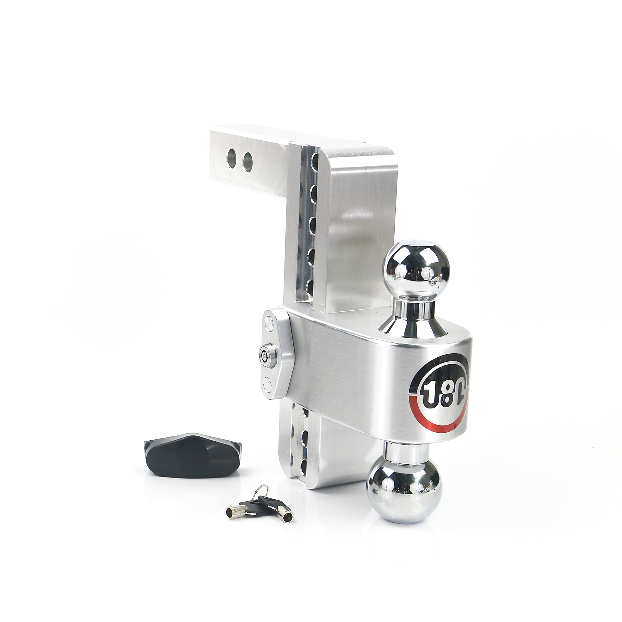 Weigh-Safe Turnover Ball Hitch - 8in. Drop, 2in. Shank, 12500-Lb. Gross Towing Weight, Stainless Steel, Class V, Model# CTB8-2